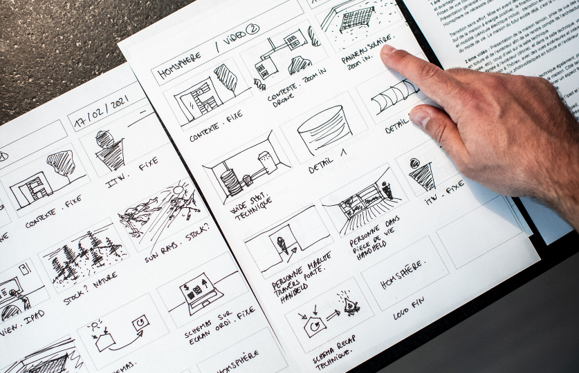 Storyboard drawing