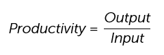 Productivity equation