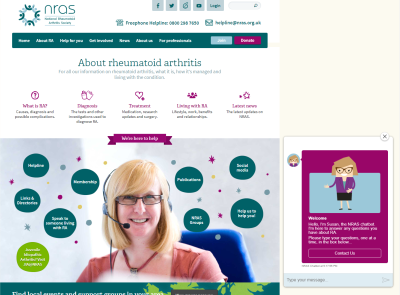 NRAS and earthware deliver a new patient support chatbot