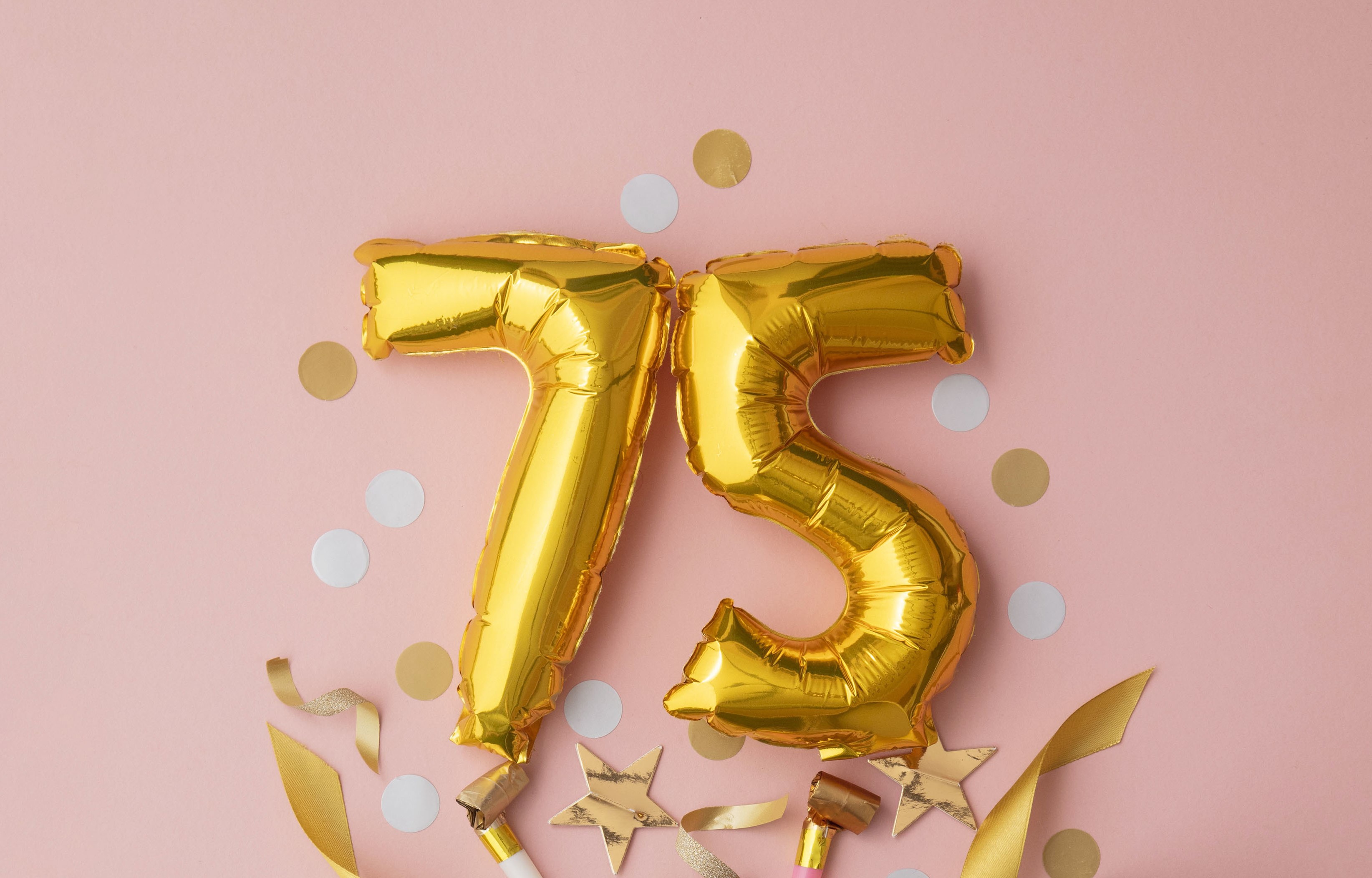 75 balloons