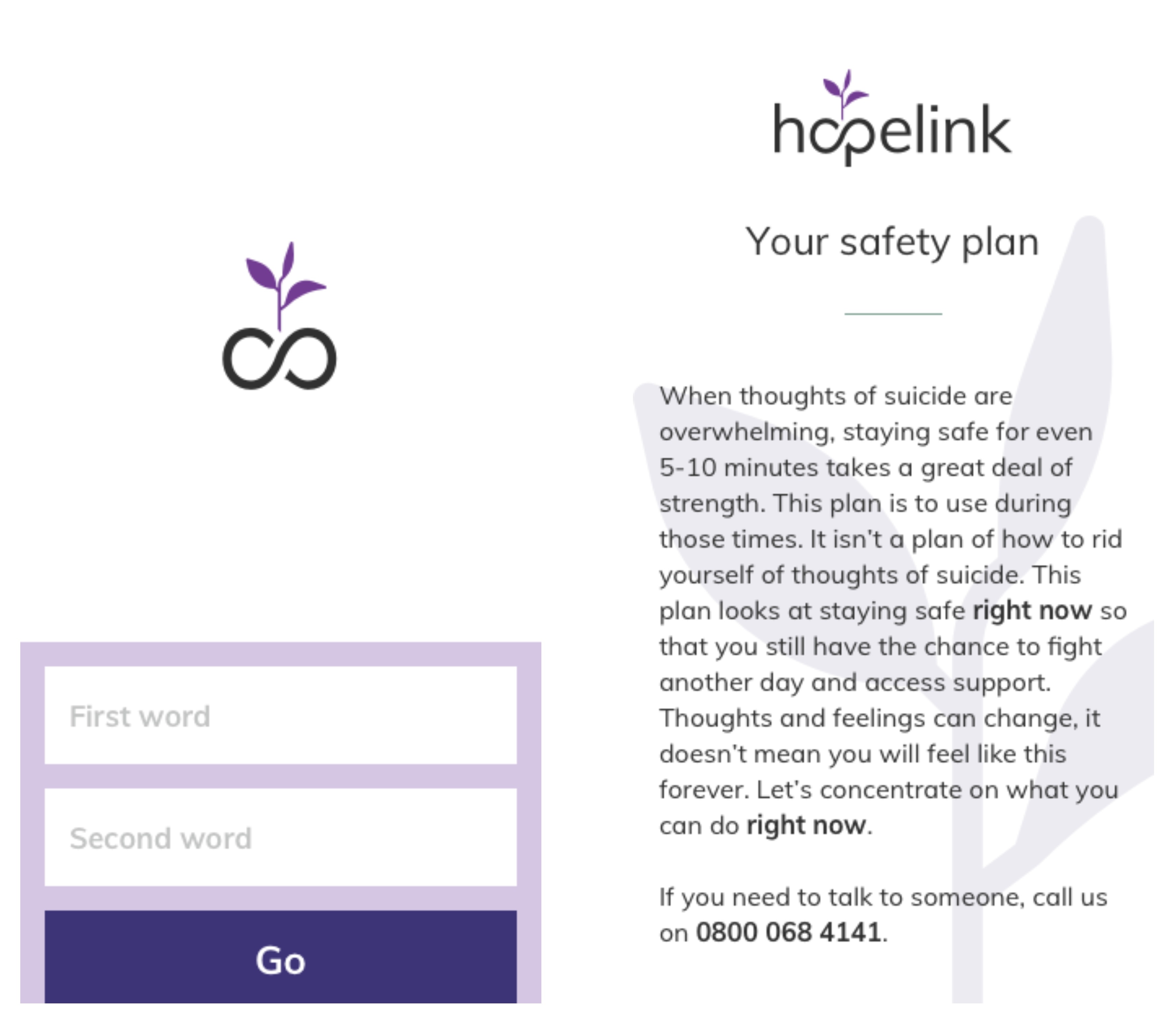 hopeplan user