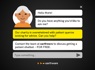Helping patient charities with free chatbots during COVID-19
