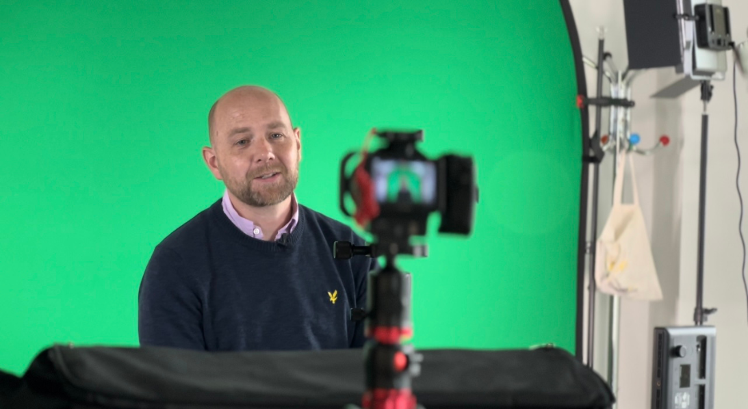 Pharma talking head video